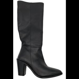 INTENTIONALLY BLANK Leather or Suede Tall Boot Debbie Black - Medium
